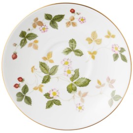 Wedgwood 1053287 Wild Strawberry Cup and Saucer (Peony) Wedding Gift