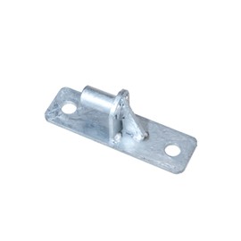 Dailydanny Wall Mount Gate Hinge Chain Link Fence Gate Hinges with 5/8 Hinge Pin (4 Pcs)