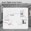 IHSENO ZigBee3.0 Smart Switch 2 Gang Wireless Scene Switch, ZigBee