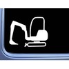 Mini Excavator Sticker OS 146 6" Window Decal