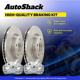 Autoshack Rear Brake Pad and Rotor Kit Replacement for 2013-2017 Honda Accord 2.0L 2.4L 3.5L V6 FWD Disc Brake Rotors Brake Calipers 11.1" (282.0 mm) BRK020415283