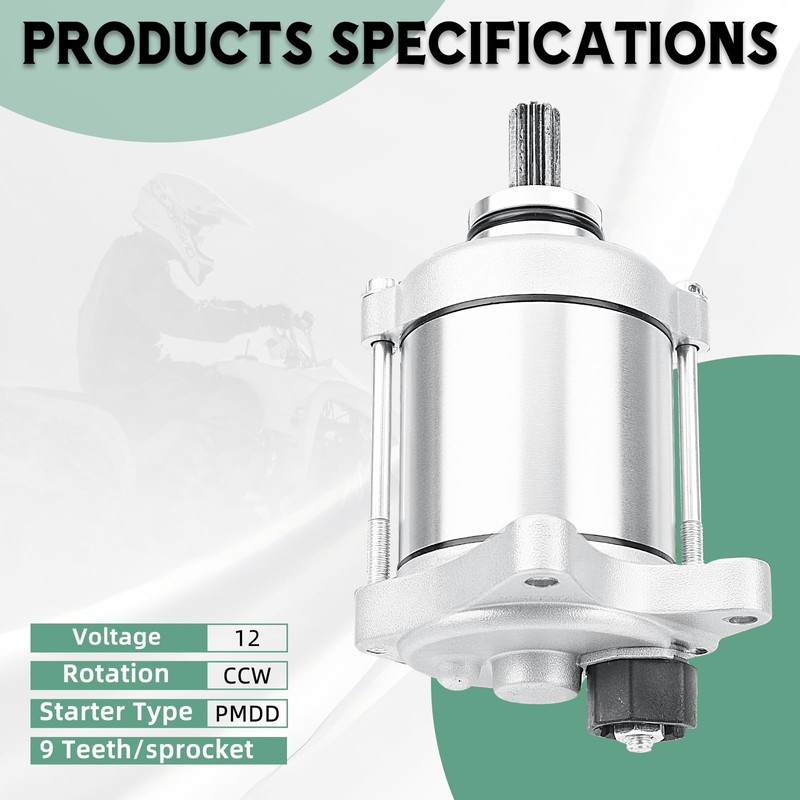 Starter motor for Hon-da Recon 250 2008-2020 TRX250TM TRX250TE 2008-2020,
