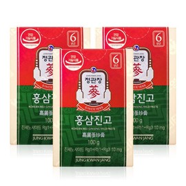 Guangdong 정관장 홍삼진고 100g입 x 3박스 홍삼 부모님 선물 WY Regular Red Ginseng Extract 100g x 3 Boxes Ginseng Gift for Parents WY