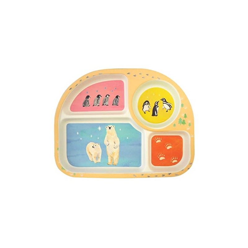 AQUA Miscellaneous Goods Bamboo Fiber Lunch Plate Aquarium