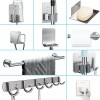 Juego Sets De Accesorios Para Baño Inoxidable Toallero 15pzs