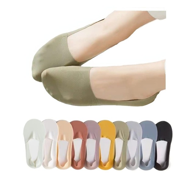FORJMMP 10/20 Pairs No Show Socks for Women Non-slip Low