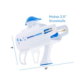 Superio Snowball Blaster Gun, Round snowbl Shaper and Launcher, Snowball Fight Toy, Winter Toy for Kids and Adults (Blue-1 Pack)