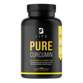 Curcumina Pura Al 95% 180 Cápsulas Pure Curcumin B Life