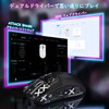 MAMBASNAKExATTACK SHARK X1 Gaming Mouse, Lightweight 49g Wireless Wired Bluetooth