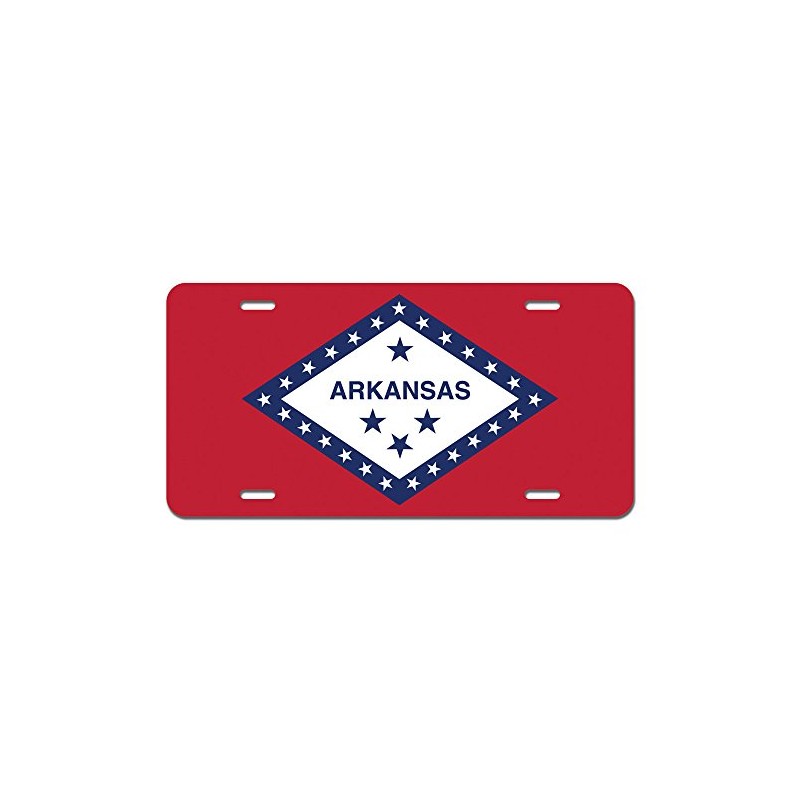 GRAPHICS & MORE Arkansas State Flag Novelty Metal Vanity License