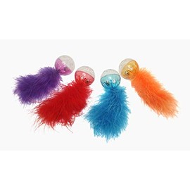 Multipet Lattice Ball with Feather - 2pack