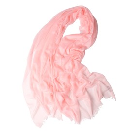 Prettystern Women's 100% Cashmere Feather Light Ring Pashmina Scarf Evening Dress Stole Made of Wafer-Thin 200 Yarn Cashmere Threads, pink
