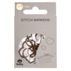 Tulip Stitch Markers, Brown, XL