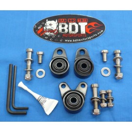 BDT MOTORSPORTS HONDA TRX ATC 250R BDT MOTORSPORTS BILLET EXHAUST MUFFLER HANGER MOUNTS BLACK