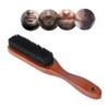 Ipetboom Portable Wooden Handle Beard Brush Styling Tool for Men's
