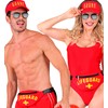 MIMIKRY Lifeguard Lifeguard Costume Set Peaked Cap and Bum Bag