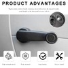 SHMZK 8PCS Car Window Handle Crank Retainer Clip, 76980 Door