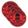 Unbranded/Generic 2nd Amendment Hard Hat Stickers Motorcycle Helmet Decals Red-Black USA