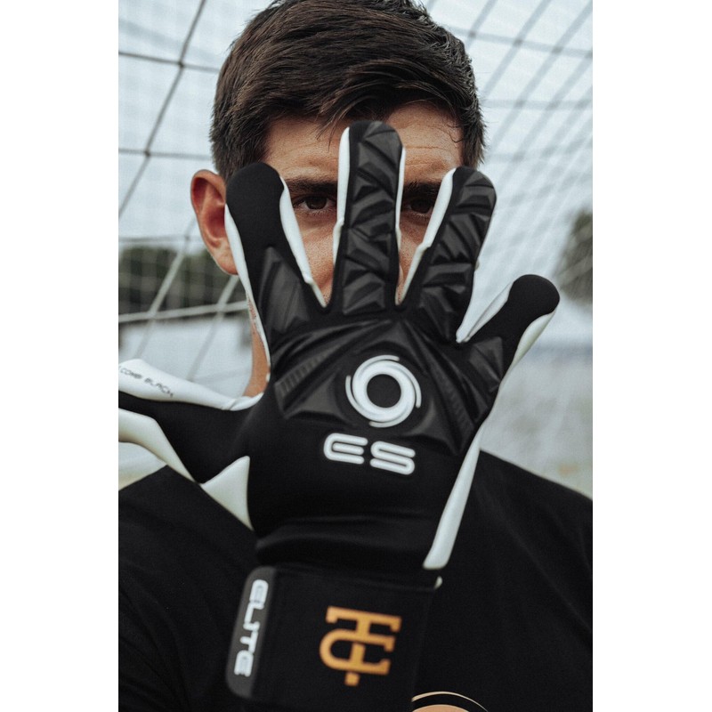 Elite Sports Black Solo Goalkeeping Gloves