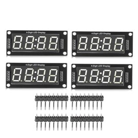 4 Set 4 Digit Digital Tube LED Display Board 7 Segments Clock Module TM1637 0.56in White MRA041B