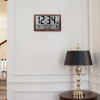 MARATHON Atomic Full Calendar Clock with Extra Large Digits Indoor