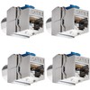 Tunghey CAT8 RJ45 Keystone Shielded Coupler - Ethernet Female to