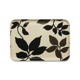 SR Tray M Square Leaf Brown