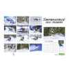 2024 SNOWMOBILE Deluxe Wall Calendar Snowmobiling Action