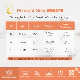 LOVABYLUCK Baby Transition Swaddle Sack, 100% Cotton Sleep Sack, 2-Way Zipper Baby Wearable Blanket, Transitional Swaddle for 3-6 Month 1.0 TOG Grey Medium
