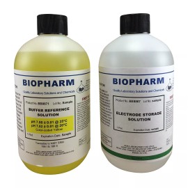 Biopharm pH Calibration Kit (2) 500 mL Bottles pH 7.0 Buffer and Electrode Stor