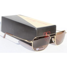 AMERICAN OPTICAL Checkmate POLARIZED Sunglasses Gold/Brown ST HA BNN-P NEW