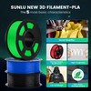 SUNLU PLA Filament Bundle 1.75mm, 3D Printer Filament, Dimensional Accuracy