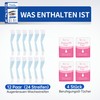 Beauty7 Wachsstreifen Fit Wax Strips Kaltwachs Enthaarungs Streifen Augenbrauen cold