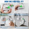 4 Inch Silver Dryer Vent Hose for Tight Space Includes
