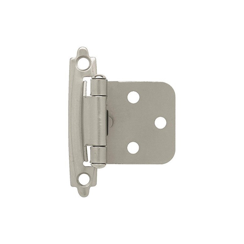 Liberty H0103BL-SN-U1 Self-Closing Overlay Hinge, 10-Pack