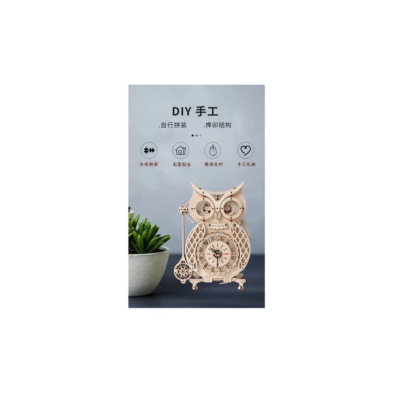 generic A Bonito Reloj De Rompecabezas 3d Con Forma De