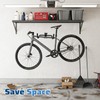 Afcabakila Bike Wall Mount Hanger, Adjustable Horizontal Wall Mount Bike