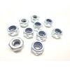20 Pack of M10 Nyloc Nuts - Self locking with