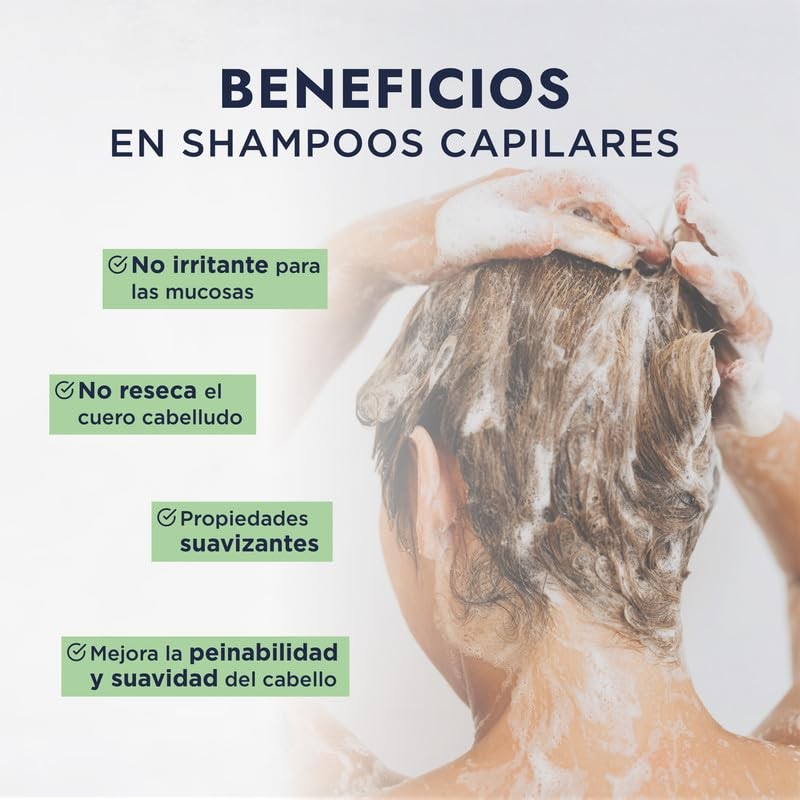 Hebbe - Coco Glucósido, Tensioactivo Suave y Biodegradable para Cosméticos,