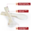 BIMUYI Caviar Shell Spoons, Mother of Pearl Serving Spoons, Round