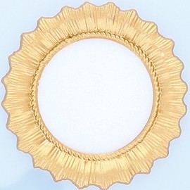394 frame / round gold (frame-3)