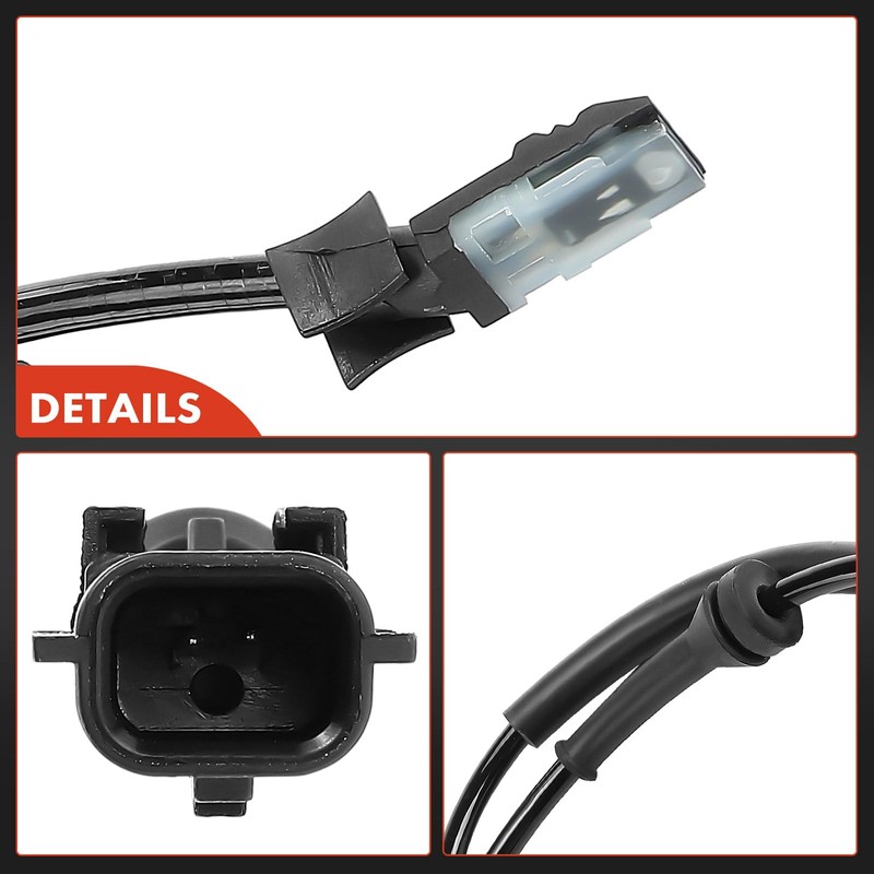 Frankberg 2 x ABS Sensor 2-Pin Front Axle Compatible with
