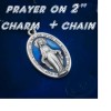 Fashion Jewelry PRAY FAITH HOPE VIRGIN MARY Medal on Plate