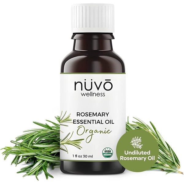 Organic Rosemary Essential Oil 30ml - Pure Undiluted Natural Morrocan Rosemary Oil - Rosemary Essential Oils for Aromatherapy or DIY Projects or Diffusers - Bottled in Canada