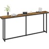 Yaheetech Narrow Console Table with Sturdy Metal Frame, 71 Inch