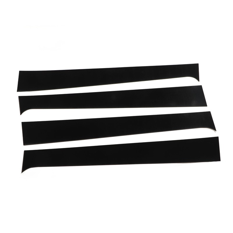 4pcs Black Pillar Posts Door Trim B Pillar Posts Door