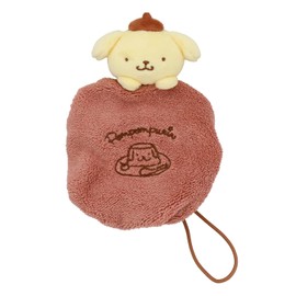 Shobido SA46914 Sanrio Absorbent Hair Elastic, Pom Pom Pudding, Size Adjustable, Long Hair