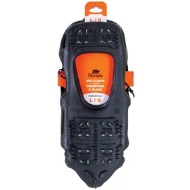 Olympia: Ice Cleats: Large - Portable Snow & Ice Shoe Grips, Stretch to Fit All Shoes, Large Fits Shoe Sizes M10.5-15