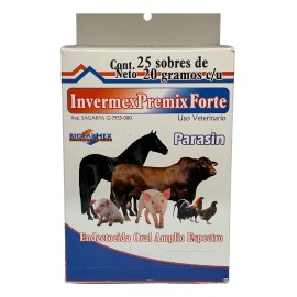 Invermexpremixforte Caja 25 Sobres 20g