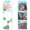 Ortarco 100PCS Large Disposable Shower Caps for Women reusable waterproof,
